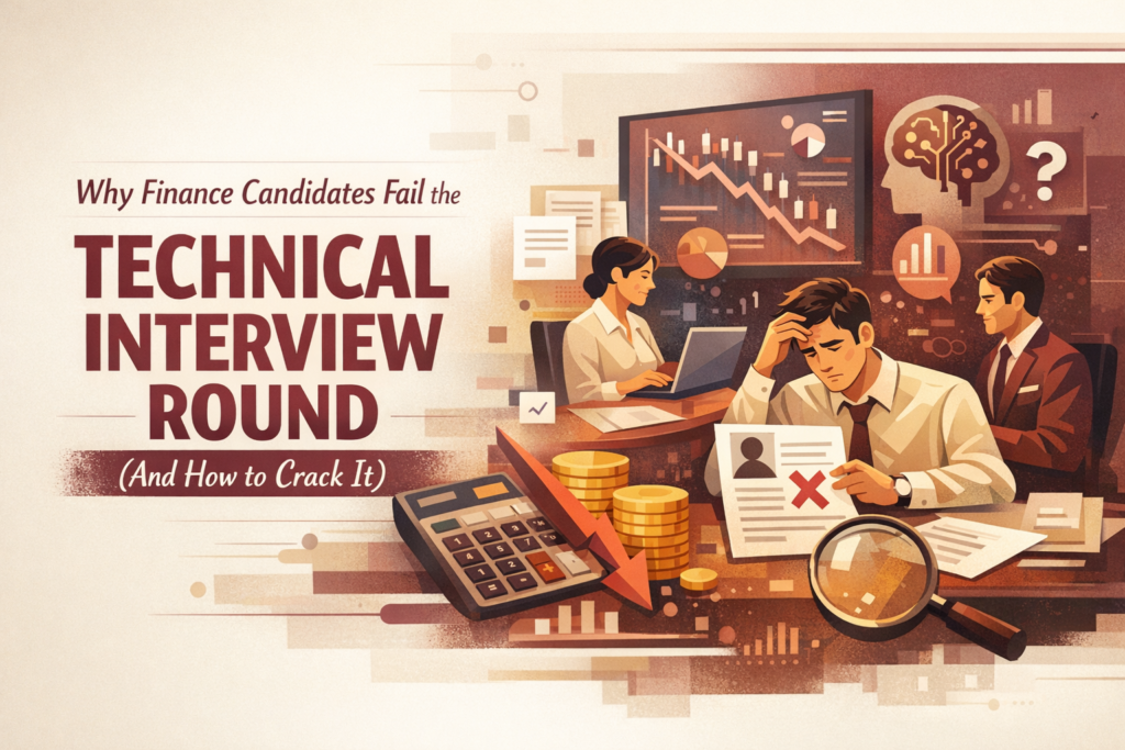 how to crack finance technical interview round India